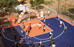 Basketball Field at Zeliha Ramazan Alpan Middle School in Şanlıurfa, Eyyübiye was Inaugurated